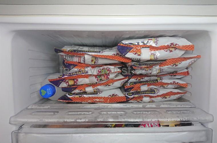 ワタミの宅食ダイレクトを冷凍庫に入れる