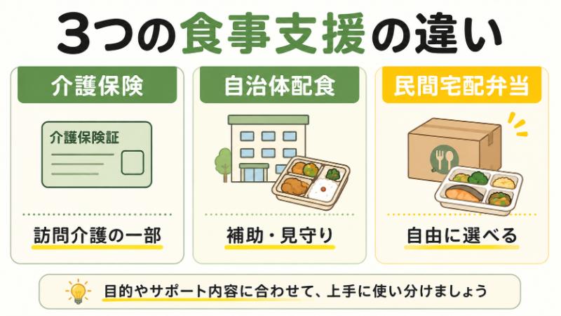 費用負担の違いを説明している図解